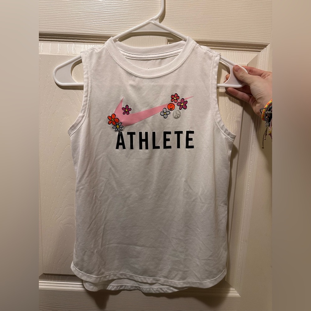 The Nike Tee Dri Fit Athlete Girls Tank Top